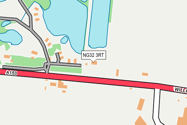 NG32 3RT map - OS OpenMap – Local (Ordnance Survey)