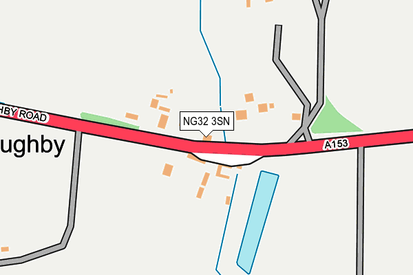 NG32 3SN map - OS OpenMap – Local (Ordnance Survey)