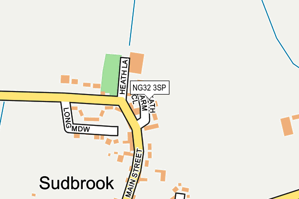 NG32 3SP map - OS OpenMap – Local (Ordnance Survey)