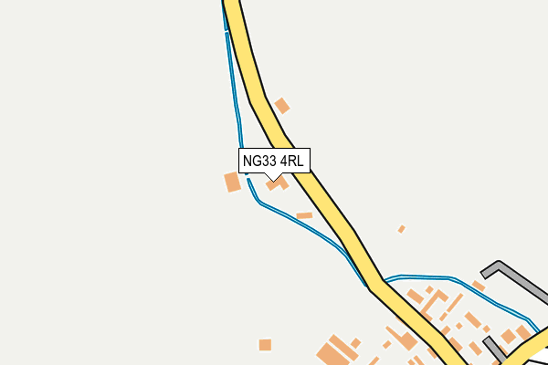 NG33 4RL map - OS OpenMap – Local (Ordnance Survey)