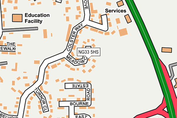 Map of DBC PLANT HIRE LTD at local scale