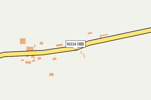 NG34 0BB map - OS OpenMap – Local (Ordnance Survey)