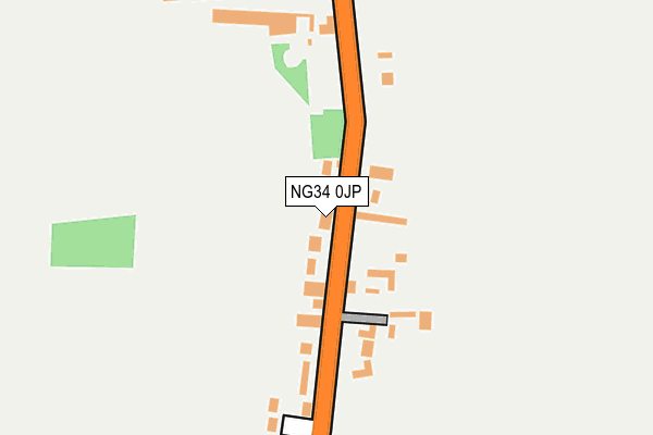 NG34 0JP map - OS OpenMap – Local (Ordnance Survey)