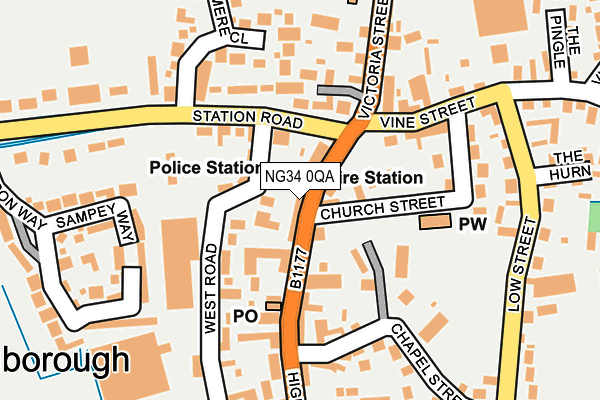 Map of HI SINGH CONSTRUCTION LTD at local scale