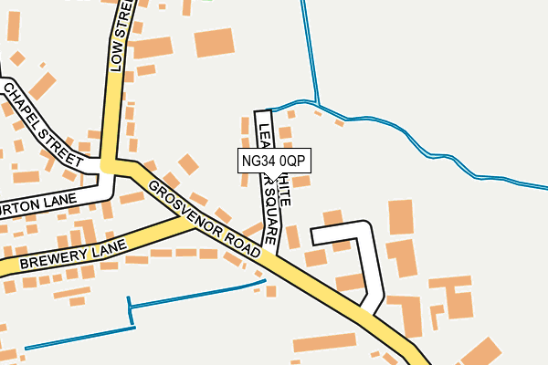 NG34 0QP map - OS OpenMap – Local (Ordnance Survey)