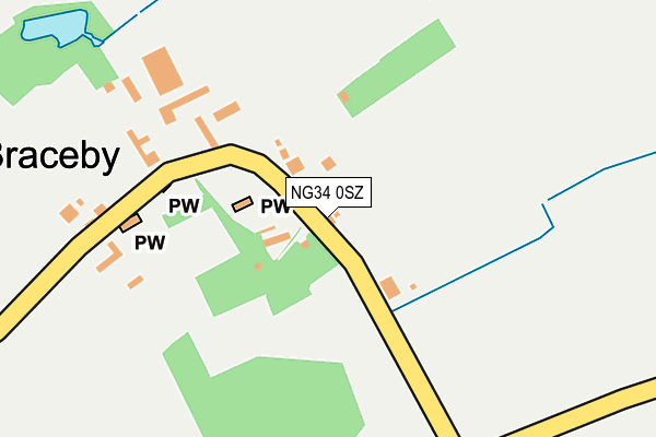 NG34 0SZ map - OS OpenMap – Local (Ordnance Survey)