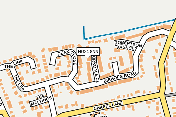 NG34 8NN map - OS OpenMap – Local (Ordnance Survey)