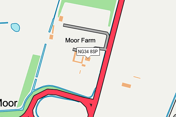 Map of MOOR FARM BUILDING CO. LIMITED at local scale