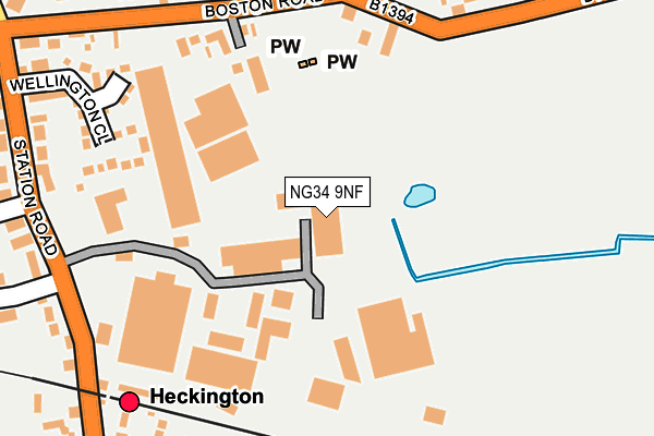 Map of SMITH CONSTRUCTION (HECKINGTON) LIMITED at local scale