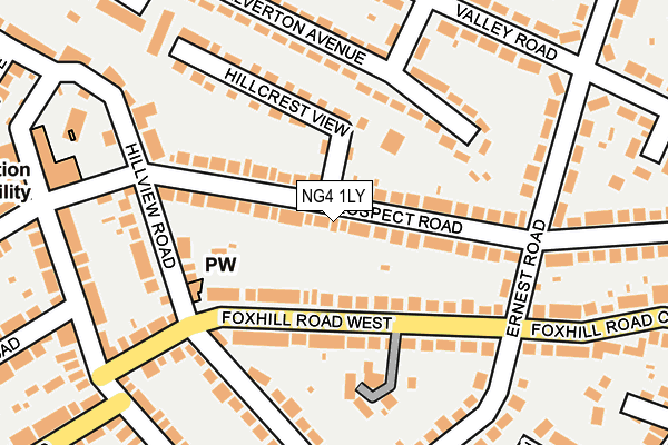 Map of WHITE WELLS LTD at local scale