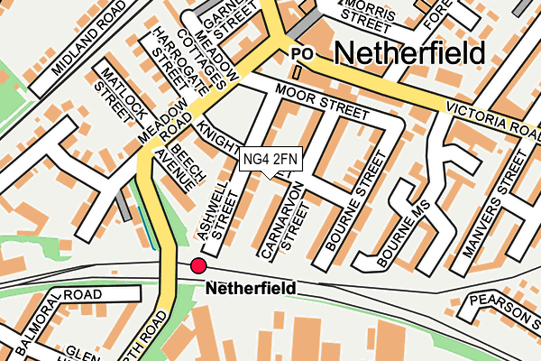 NG4 2FN map - OS OpenMap – Local (Ordnance Survey)