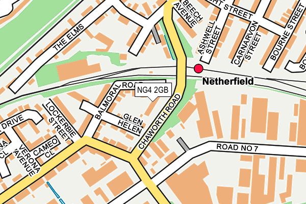 NG4 2GB map - OS OpenMap – Local (Ordnance Survey)