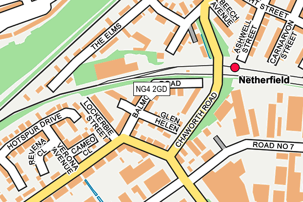 NG4 2GD map - OS OpenMap – Local (Ordnance Survey)