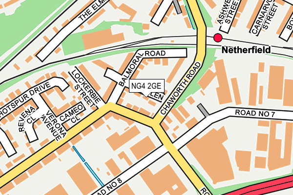 NG4 2GE map - OS OpenMap – Local (Ordnance Survey)