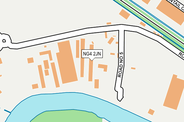 NG4 2JN map - OS OpenMap – Local (Ordnance Survey)