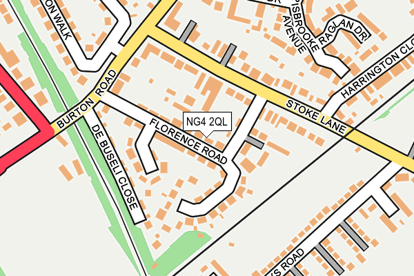 NG4 2QL map - OS OpenMap – Local (Ordnance Survey)