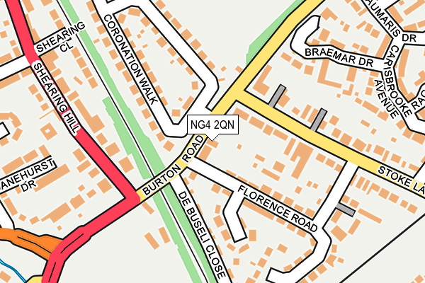 NG4 2QN map - OS OpenMap – Local (Ordnance Survey)