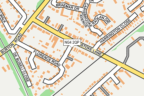 NG4 2QP map - OS OpenMap – Local (Ordnance Survey)