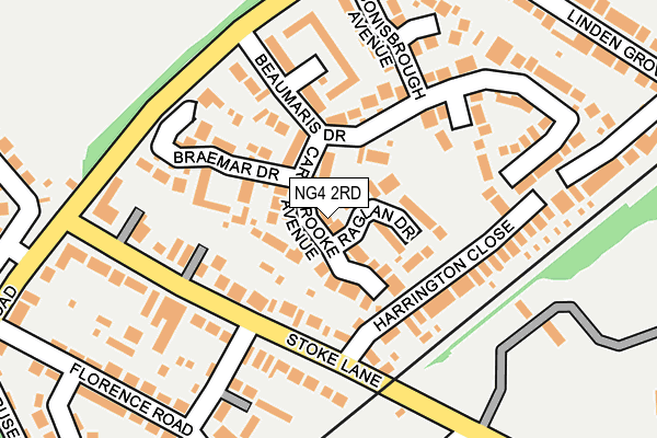 NG4 2RD map - OS OpenMap – Local (Ordnance Survey)