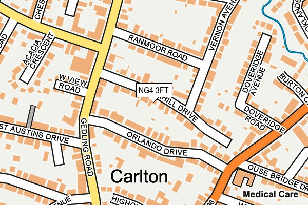 Map of AXON EDUCATION LTD at local scale