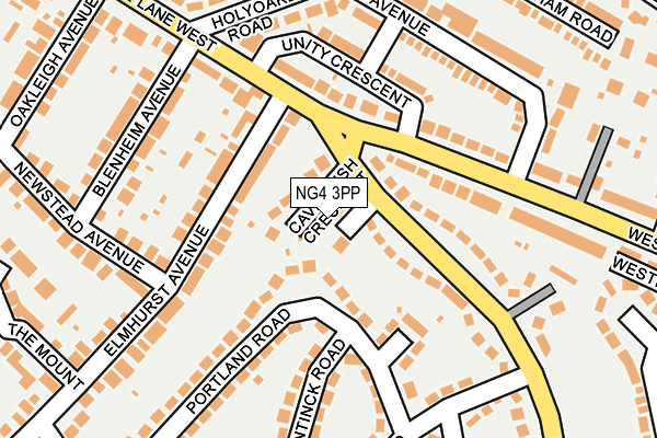 NG4 3PP map - OS OpenMap – Local (Ordnance Survey)