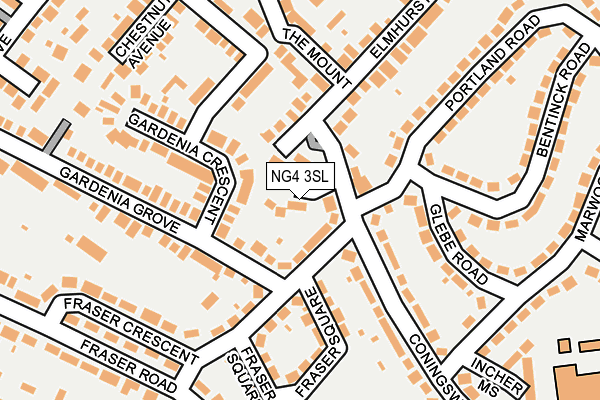 NG4 3SL map - OS OpenMap – Local (Ordnance Survey)