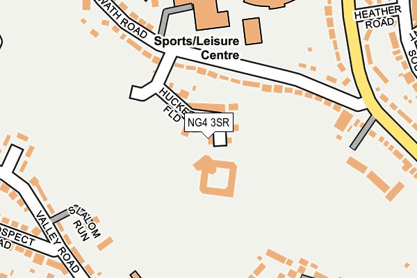 NG4 3SR map - OS OpenMap – Local (Ordnance Survey)