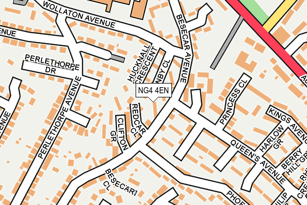 NG4 4EN map - OS OpenMap – Local (Ordnance Survey)