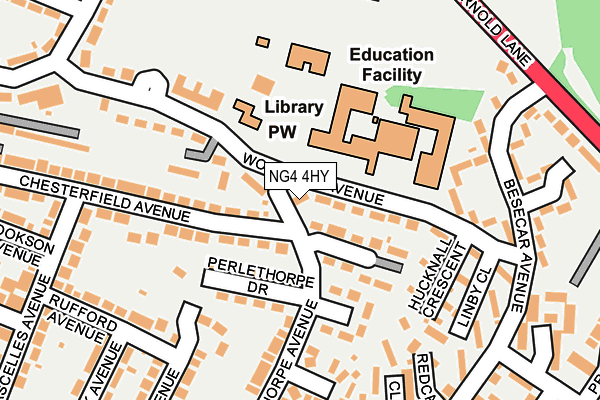 Map of BONNI M LIMITED at local scale