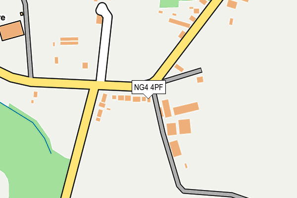 NG4 4PF map - OS OpenMap – Local (Ordnance Survey)