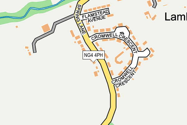 NG4 4PH map - OS OpenMap – Local (Ordnance Survey)