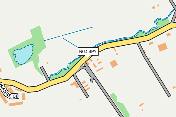 NG4 4PY map - OS OpenMap – Local (Ordnance Survey)