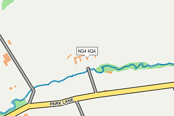 NG4 4QA map - OS OpenMap – Local (Ordnance Survey)