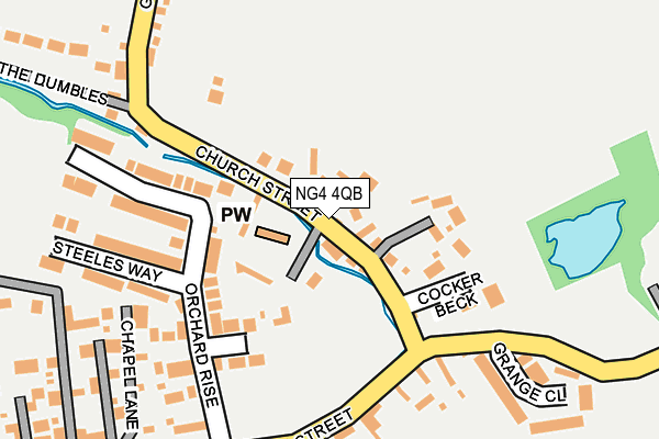 NG4 4QB map - OS OpenMap – Local (Ordnance Survey)