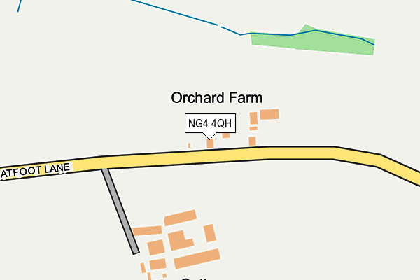 NG4 4QH map - OS OpenMap – Local (Ordnance Survey)