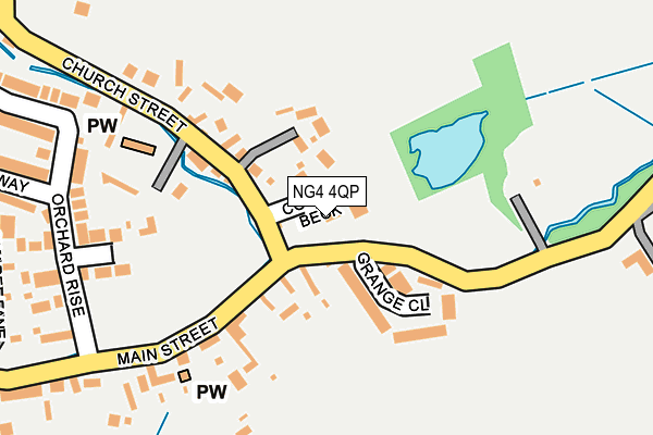 NG4 4QP map - OS OpenMap – Local (Ordnance Survey)