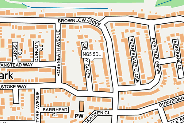 Map of FALONE LIMITED at local scale