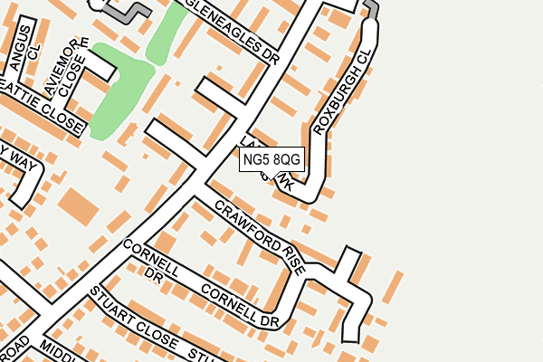 NG5 8QG map - OS OpenMap – Local (Ordnance Survey)