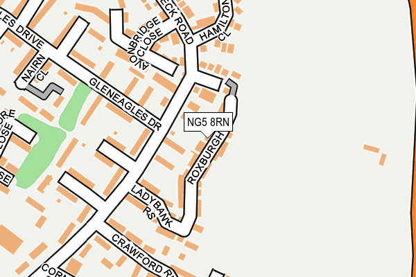 NG5 8RN map - OS OpenMap – Local (Ordnance Survey)