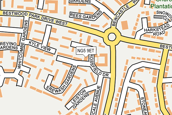 NG5 9ET maps, stats, and open data