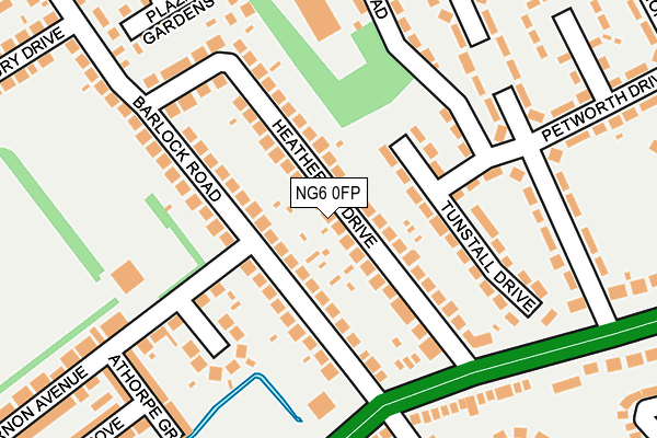 NG6 0FP map - OS OpenMap – Local (Ordnance Survey)