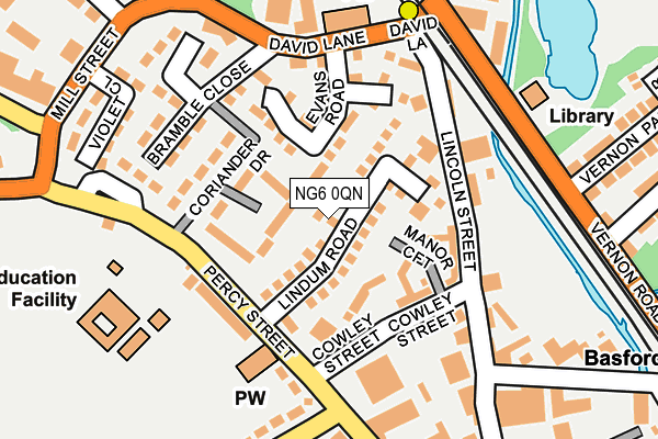 NG6 0QN map - OS OpenMap – Local (Ordnance Survey)