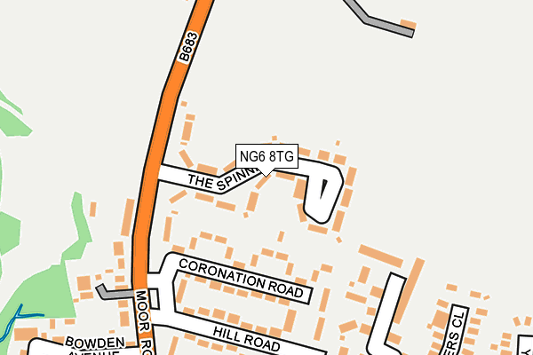Map of N AND S CLADDING LTD at local scale