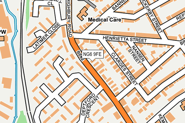 Map of THE HIGHBURY VALE 2 LIMITED at local scale