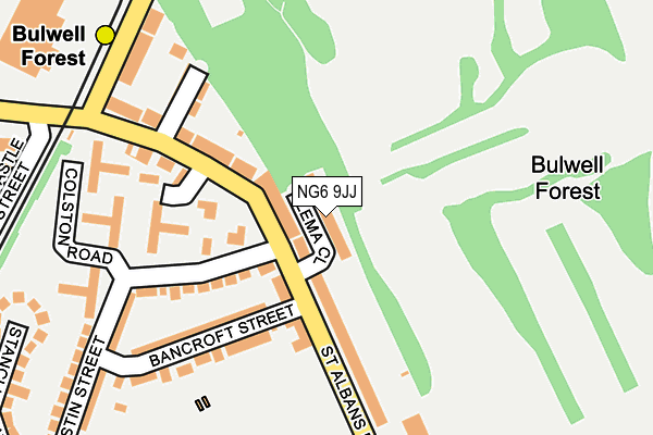 NG6 9JJ map - OS OpenMap – Local (Ordnance Survey)