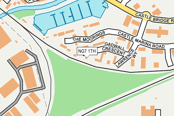 NG7 1TH map - OS OpenMap – Local (Ordnance Survey)