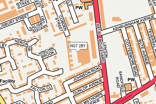 Map of WORKFORCE GOVERNANCE LTD at local scale