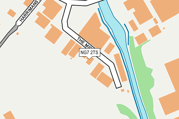 NG7 2TS map - OS OpenMap – Local (Ordnance Survey)