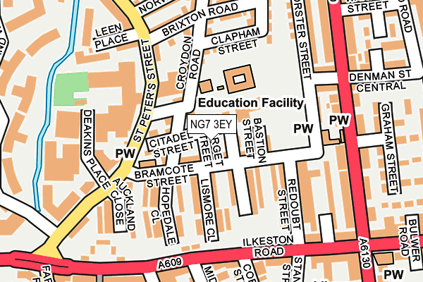 NG7 3EY map - OS OpenMap – Local (Ordnance Survey)