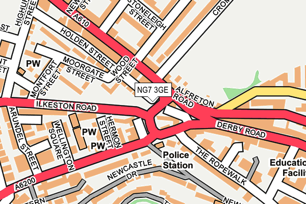 NG7 3GE map - OS OpenMap – Local (Ordnance Survey)